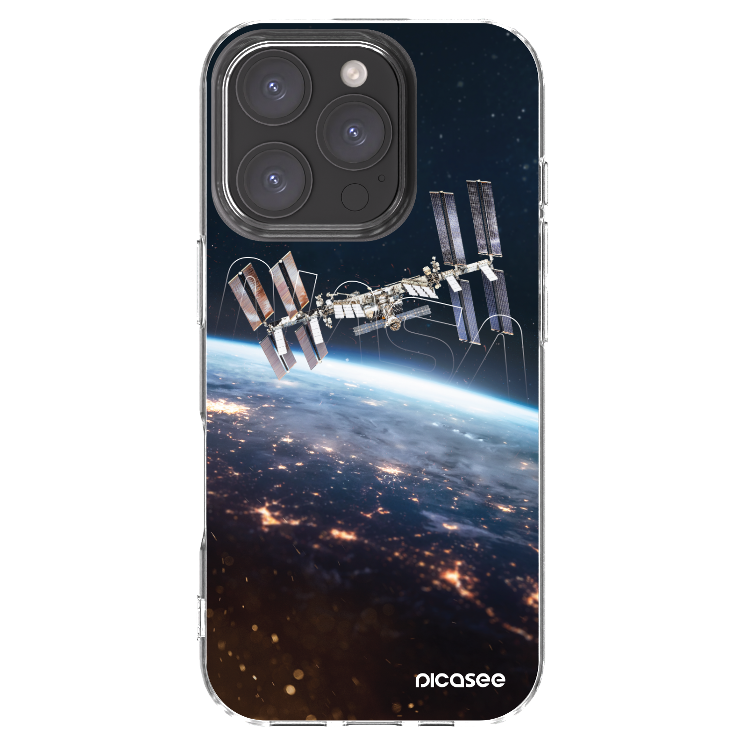 Picasee husă transparentă din silicon pentru Apple iPhone 16 Pro - Station