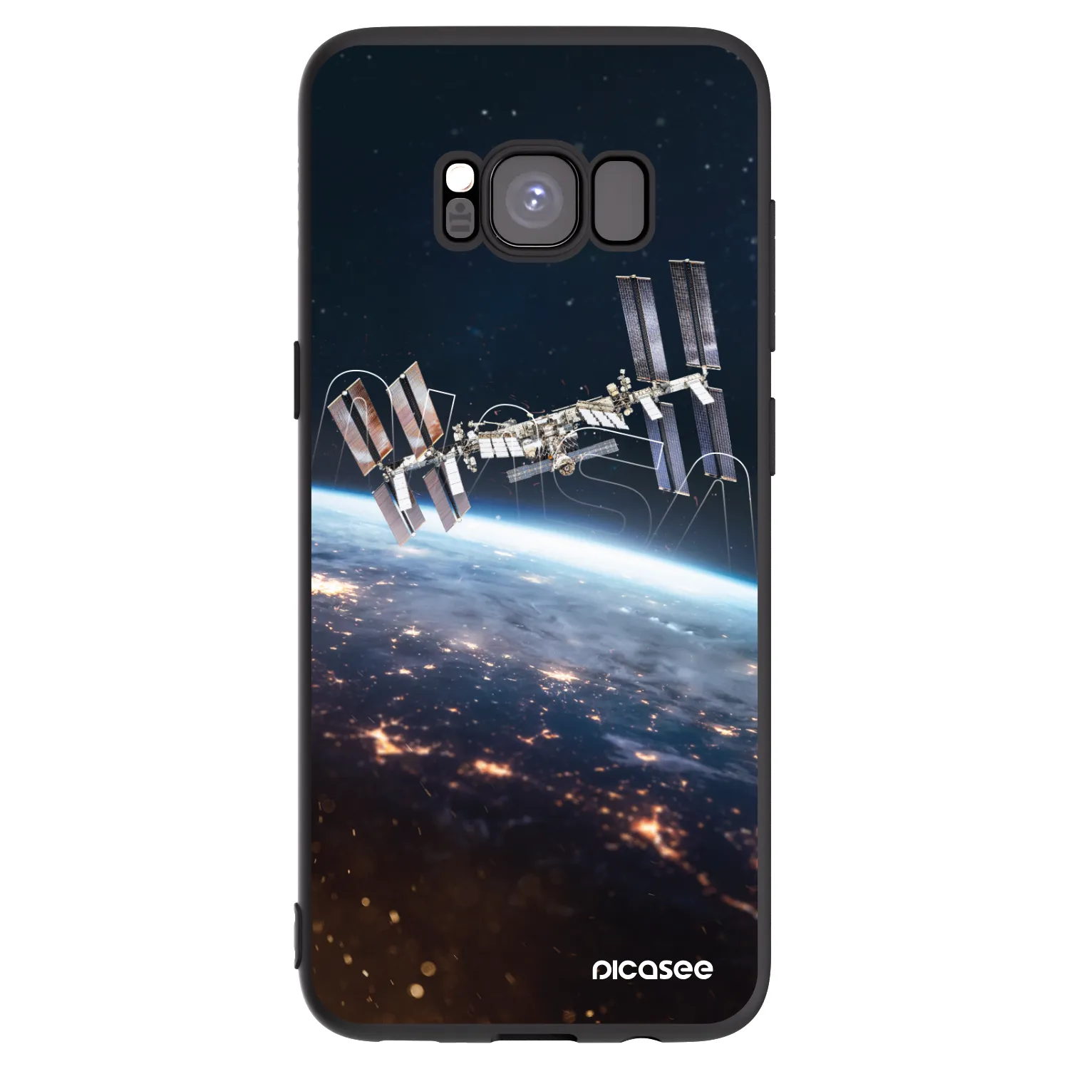 Picasee husă neagră din silicon pentru Samsung Galaxy S8 G950F - Station