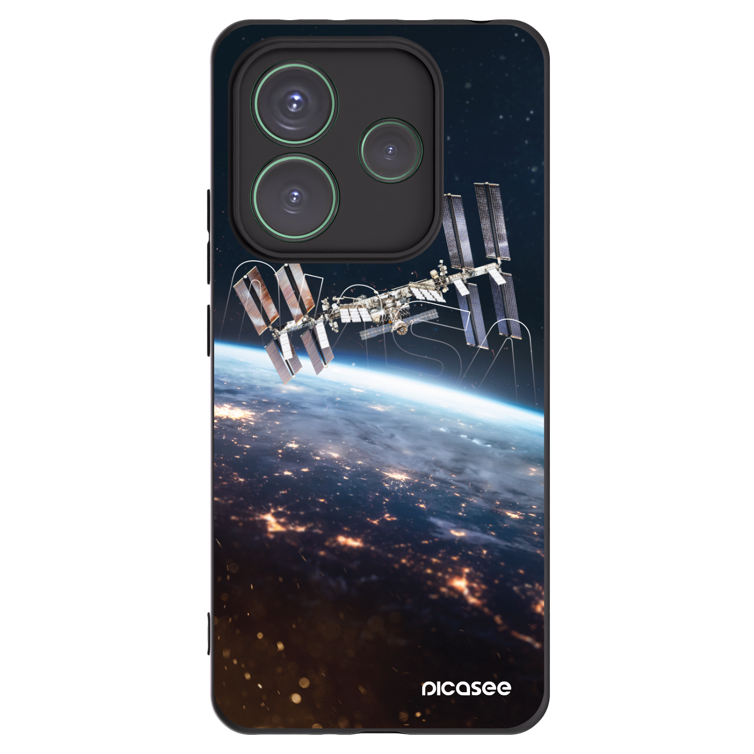 Picasee husă neagră din silicon pentru Xiaomi Redmi Note 14 5G - Station