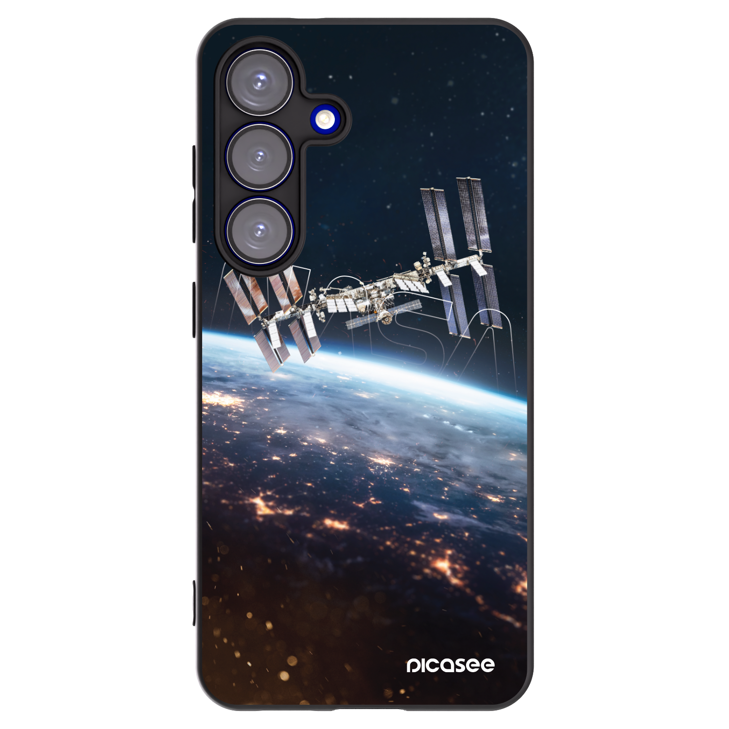 Picasee husă neagră din silicon pentru Samsung Galaxy S25 5G - Station