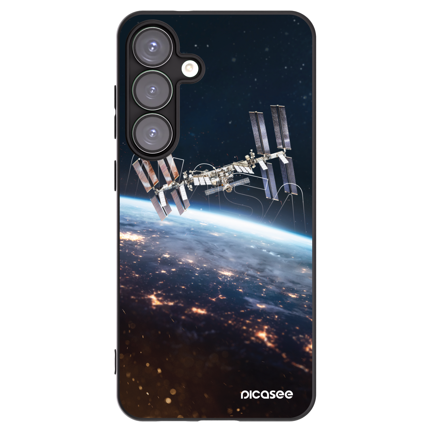 Picasee husă neagră din silicon pentru Samsung Galaxy S25+ 5G - Station