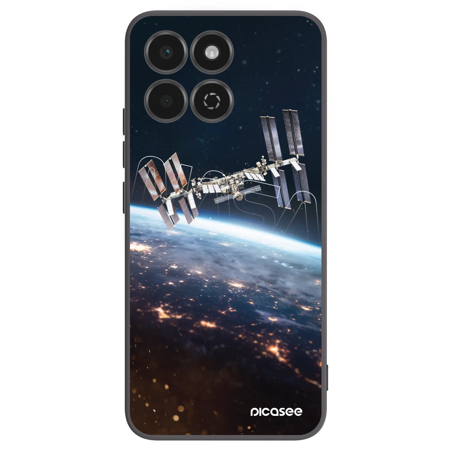 Picasee husă neagră din silicon pentru Honor 200 Smart 5G - Station