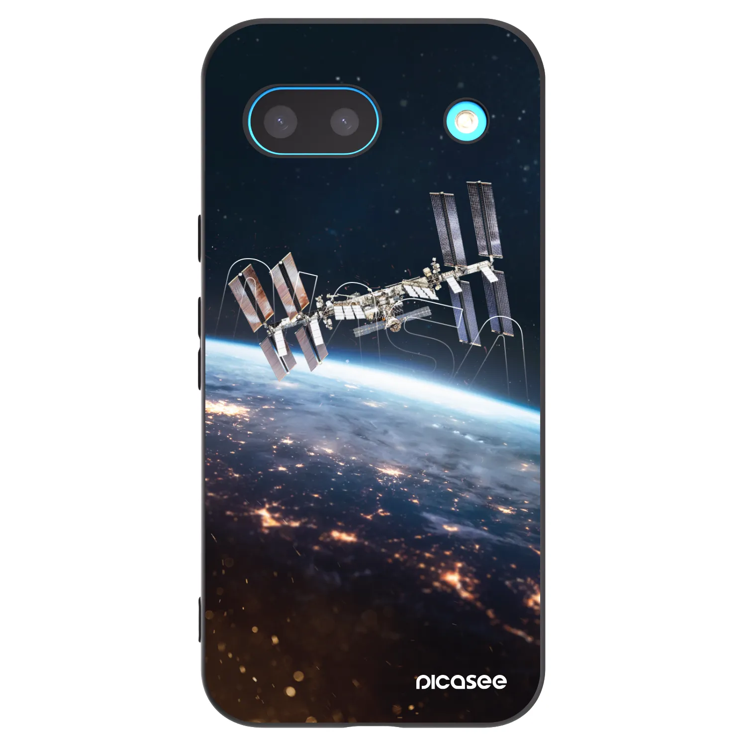 Picasee husă neagră din silicon pentru Google Pixel 8a - Station
