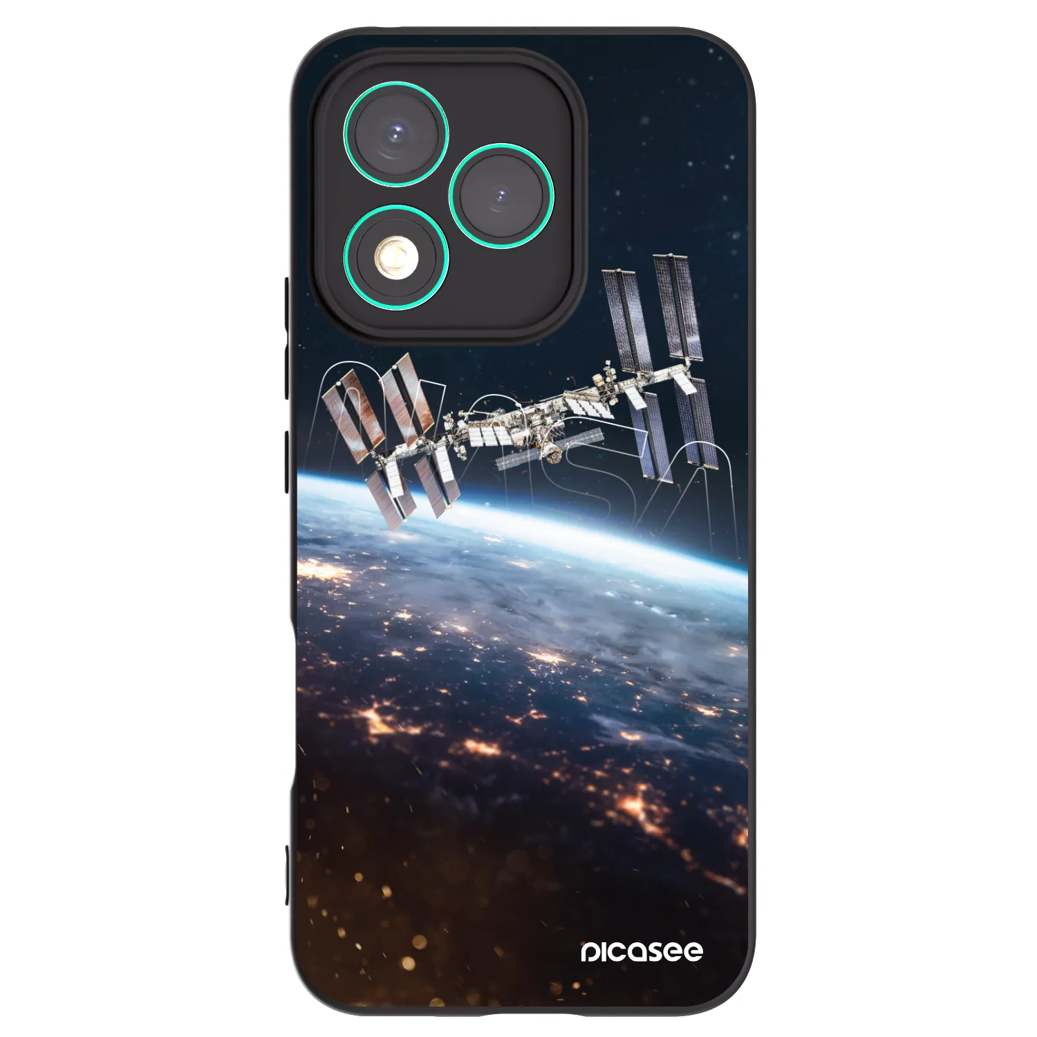 Picasee husă neagră din silicon pentru Honor 400 Lite 5G - Station