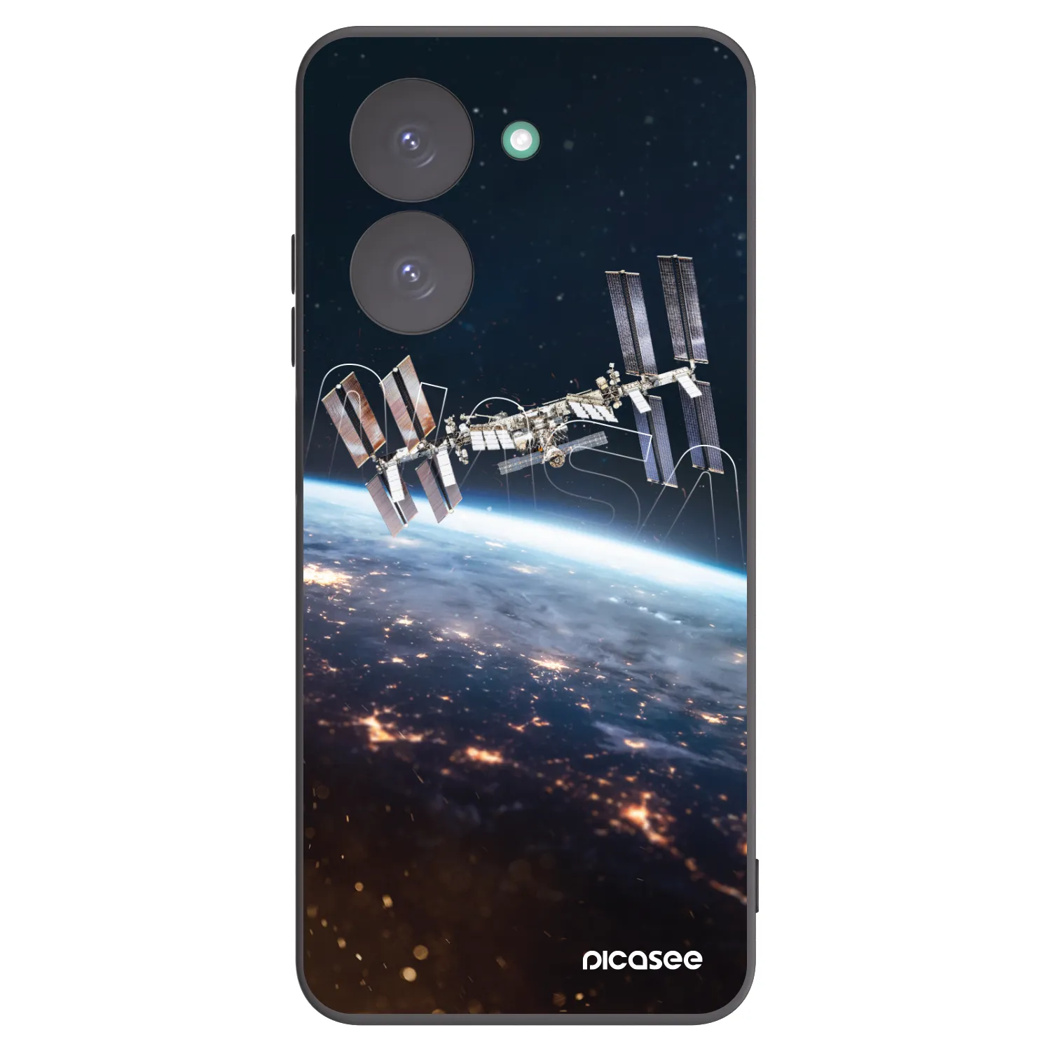 Picasee husă neagră din silicon pentru Xiaomi Redmi A5 - Station