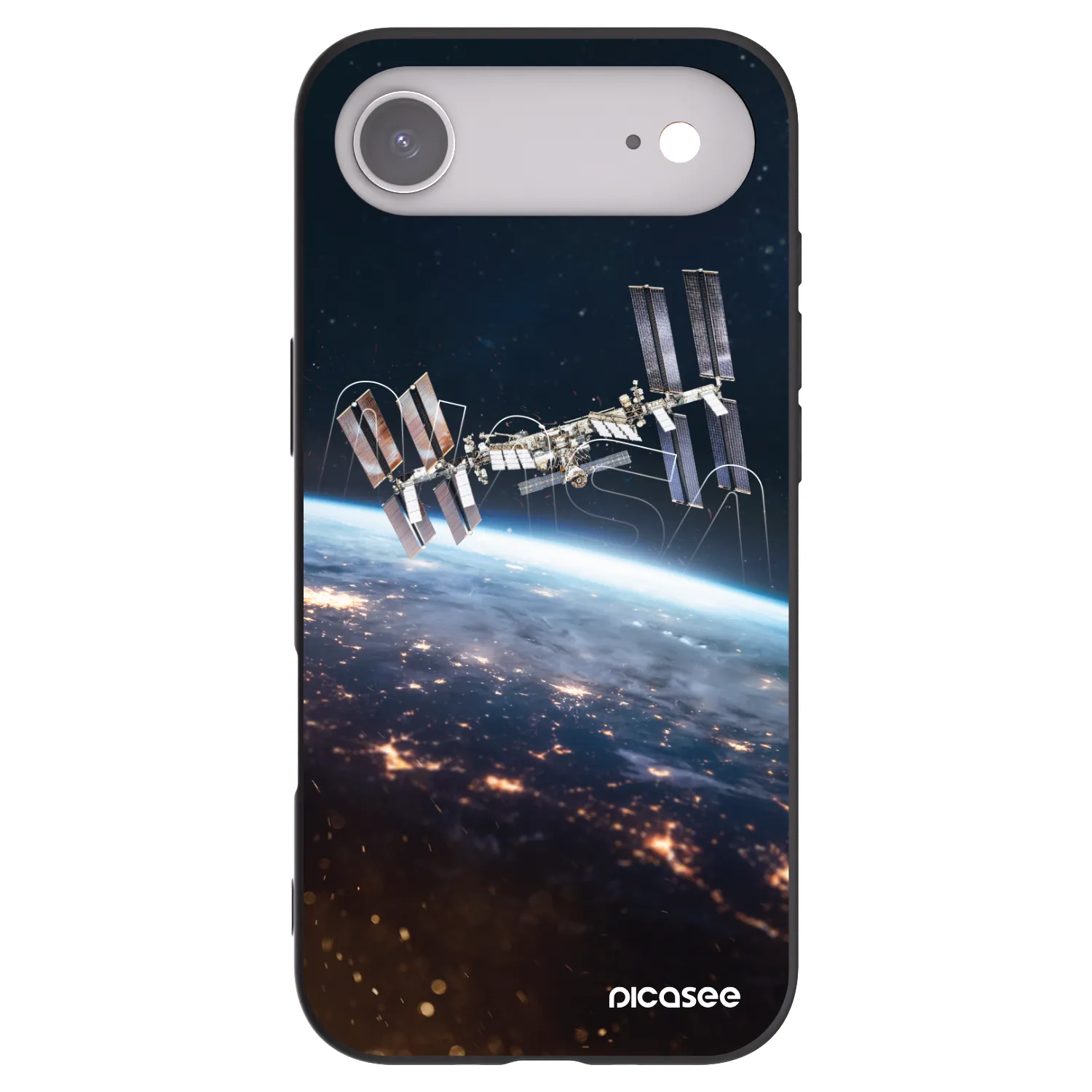 Picasee husă neagră din silicon pentru Apple iPhone Air - Station