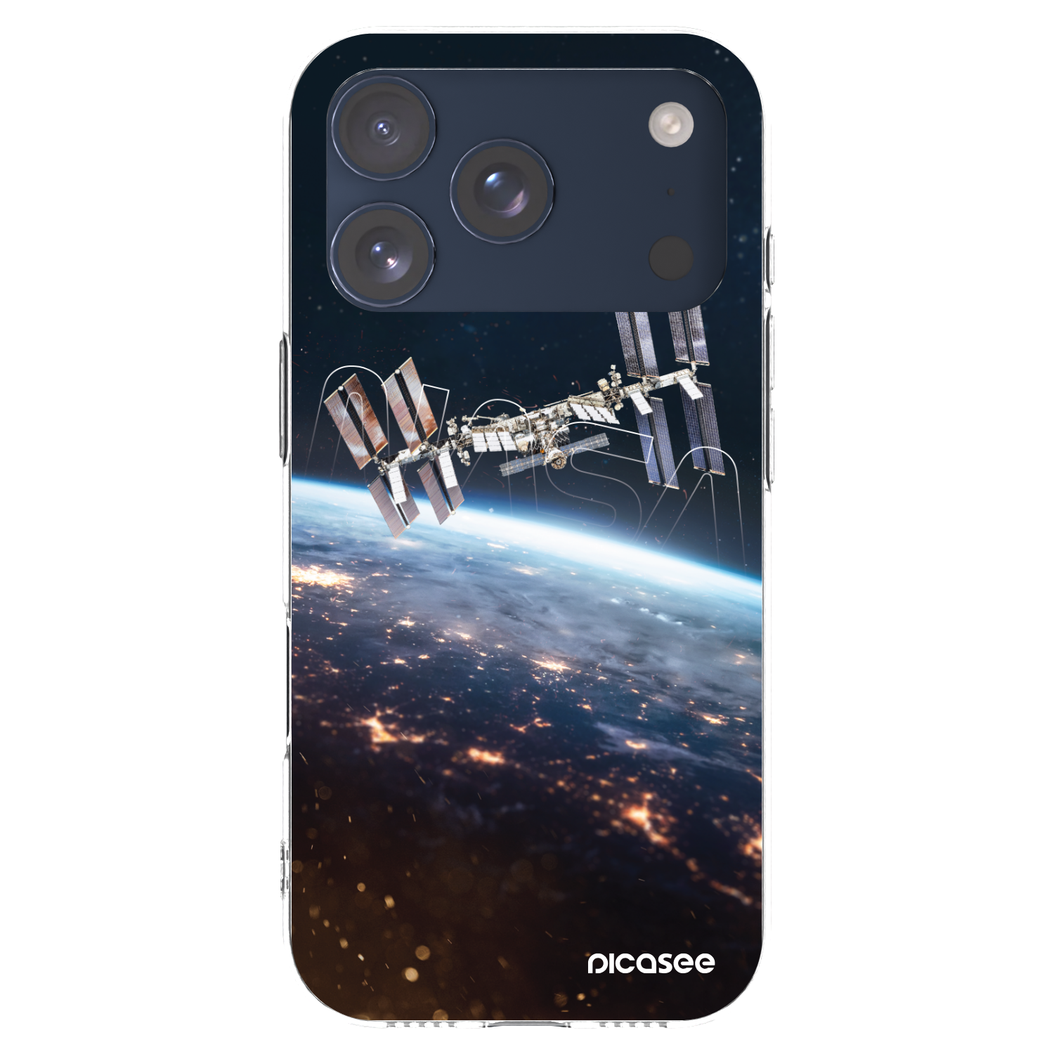 Picasee husă transparentă din silicon pentru Apple iPhone 17 Pro - Station