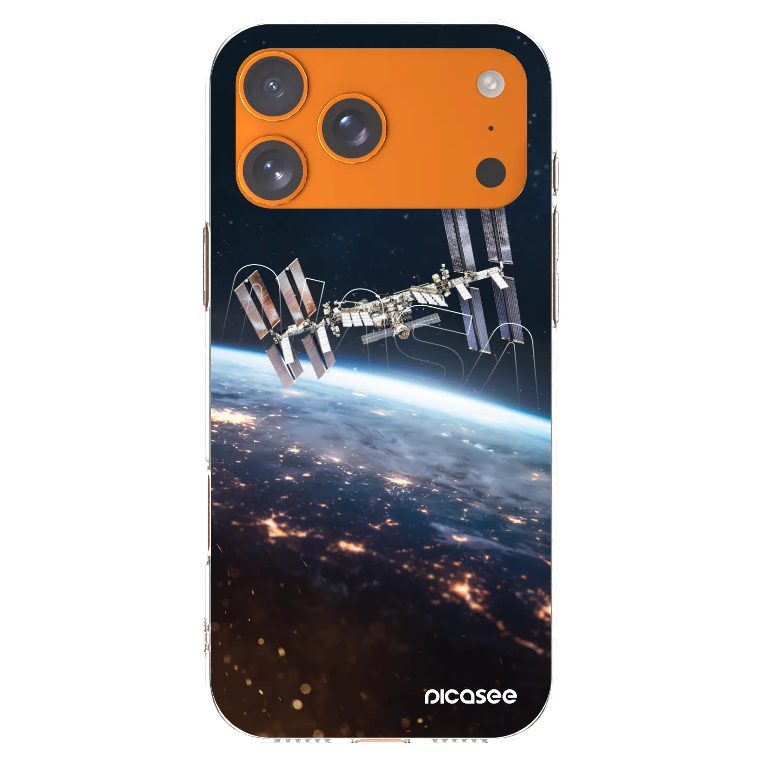 Picasee husă transparentă din silicon pentru Apple iPhone 17 Pro Max - Station