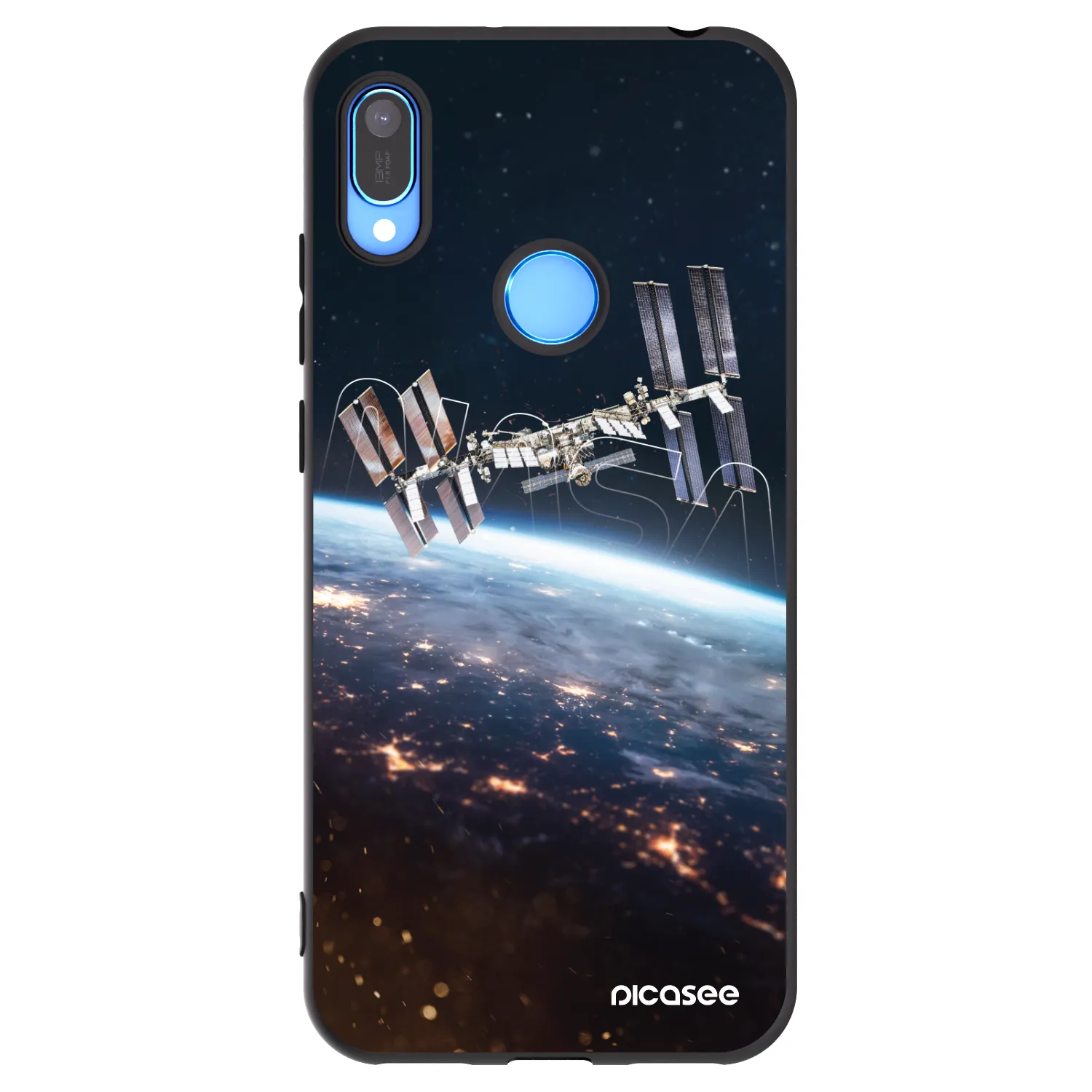 Picasee husă neagră din silicon pentru Huawei Y6 2019 - Station