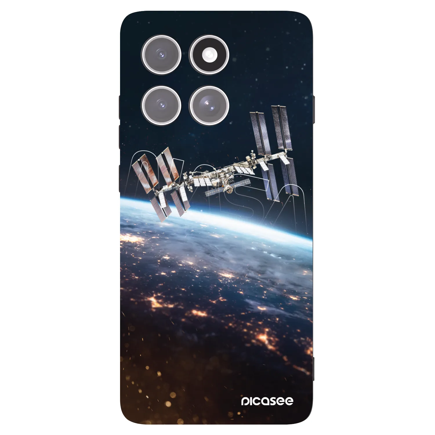 Picasee husă neagră din silicon pentru Motorola Edge 60 Pro - Station