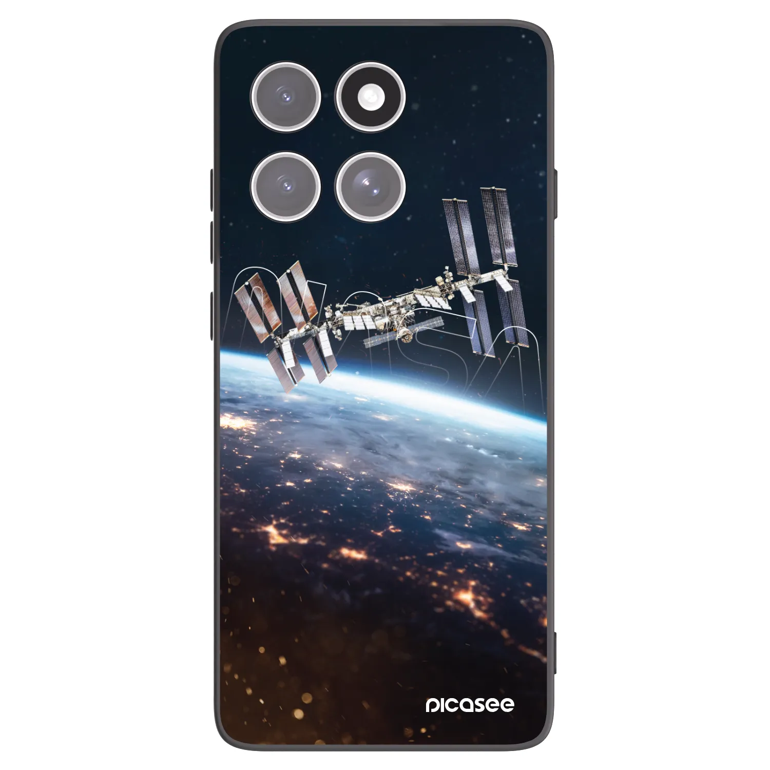 Picasee husă neagră din silicon pentru Motorola Edge 60 Fusion - Station