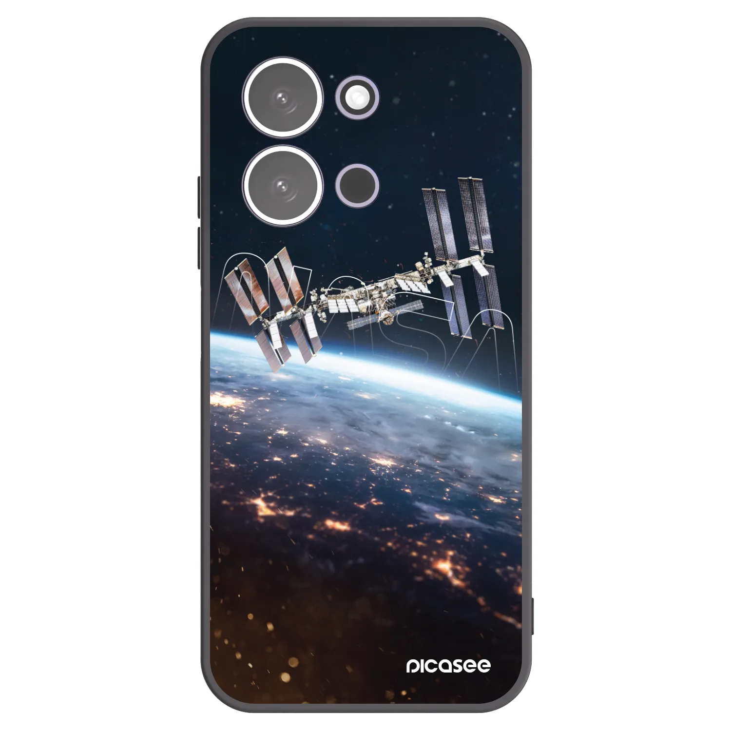 Picasee husă neagră din silicon pentru Xiaomi Redmi 15C 5G - Station