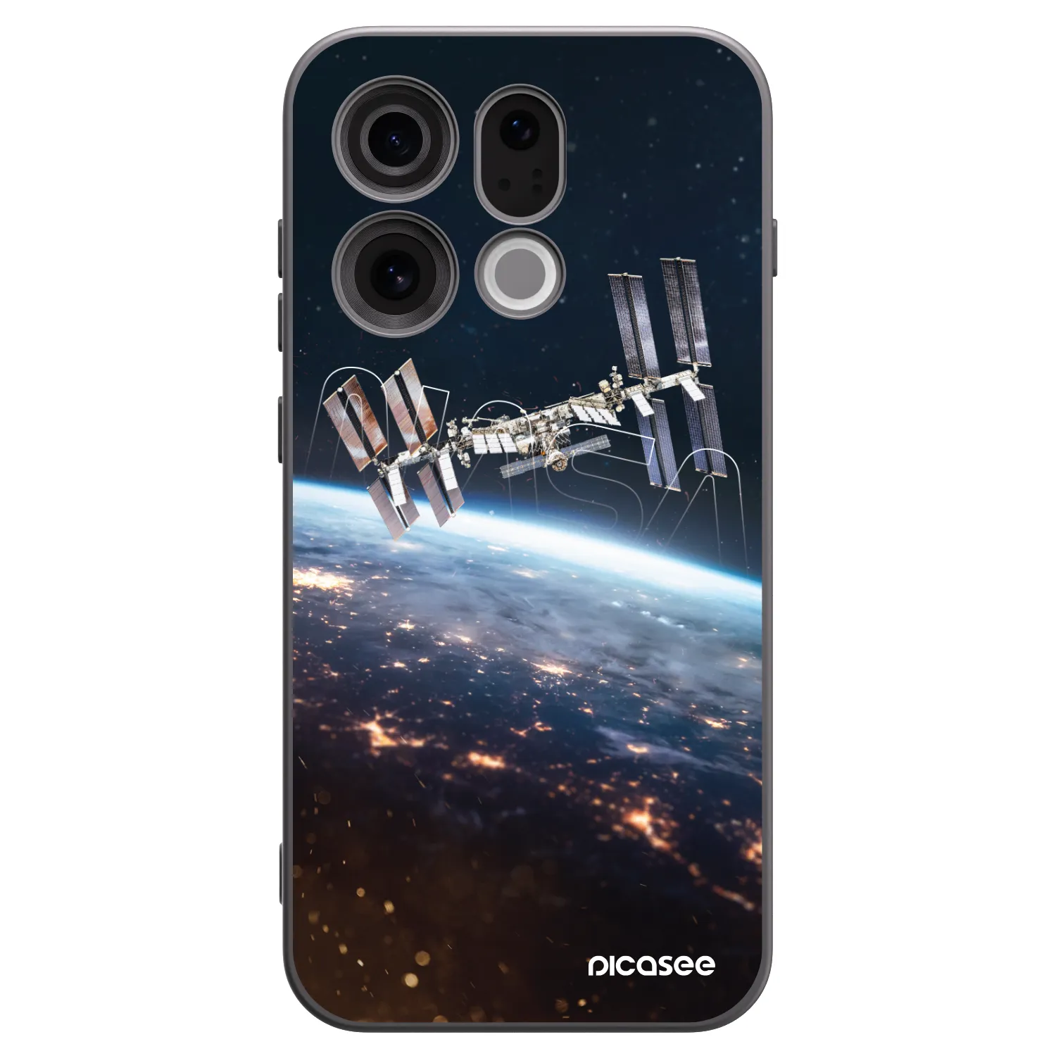 Picasee husă neagră din silicon pentru OPPO Find X9 - Station