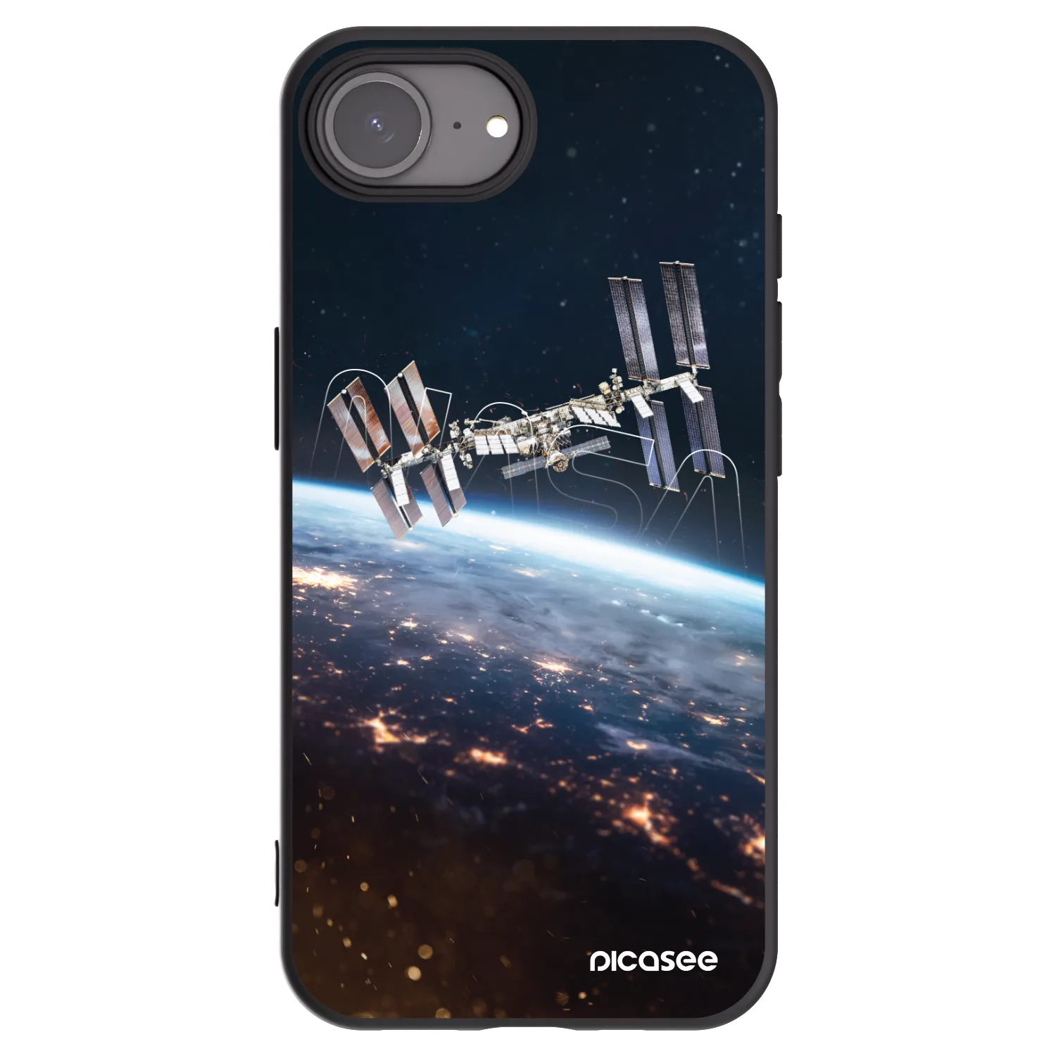 Picasee husă neagră din silicon pentru Apple iPhone 17e - Station