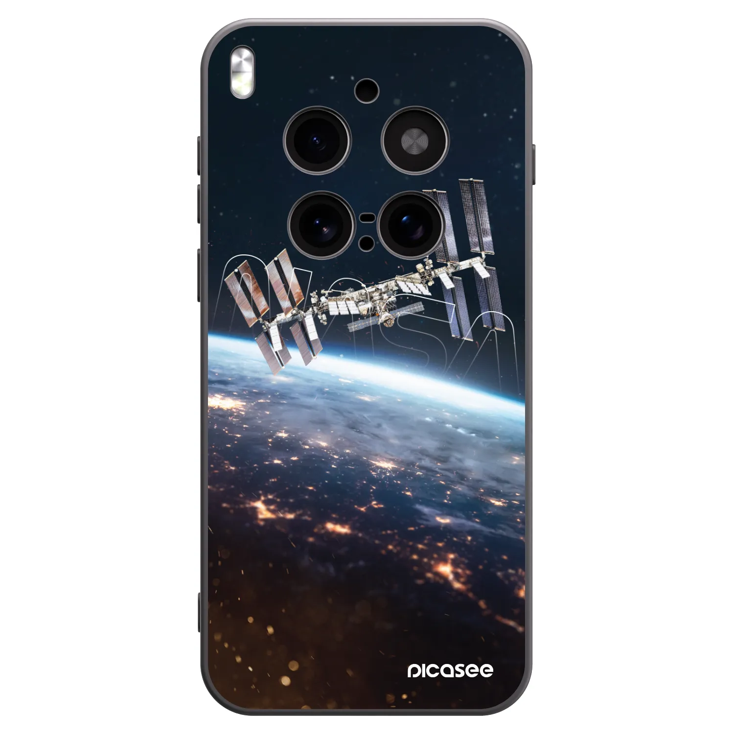 Picasee husă neagră din silicon pentru Vivo X300 Pro - Station