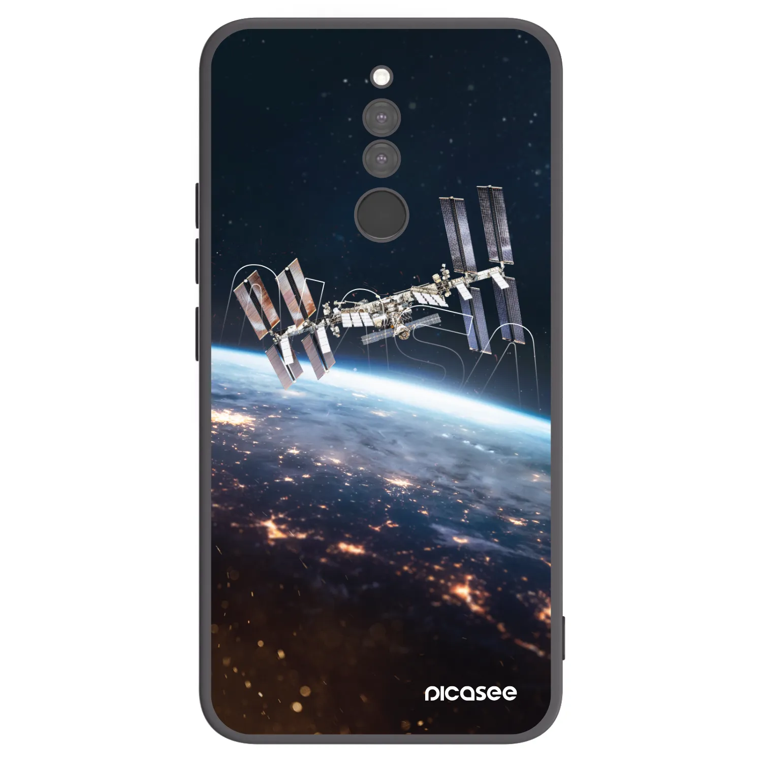 Picasee husă neagră din silicon pentru Xiaomi Redmi 8 - Station