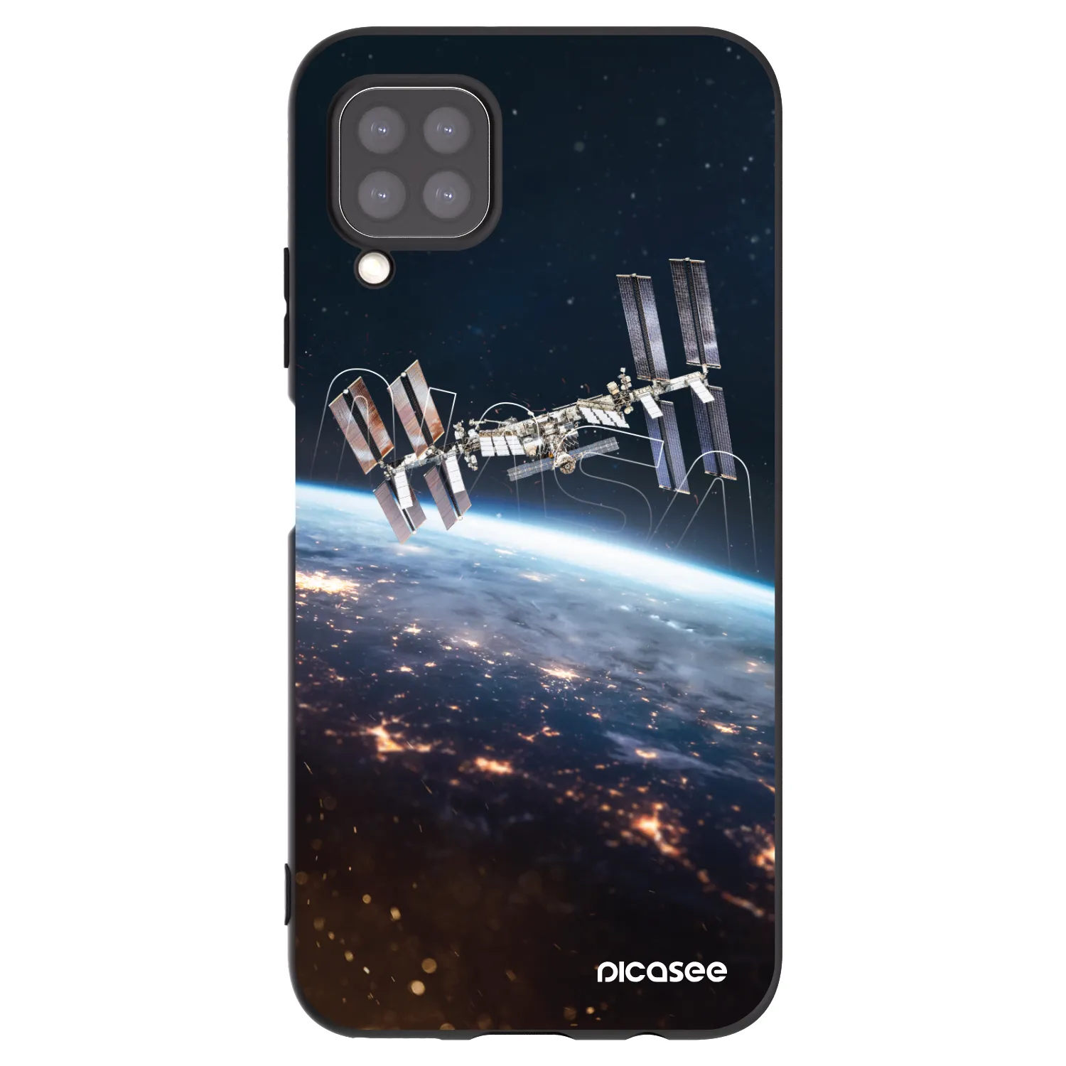 Picasee husă neagră din silicon pentru Huawei P40 Lite - Station