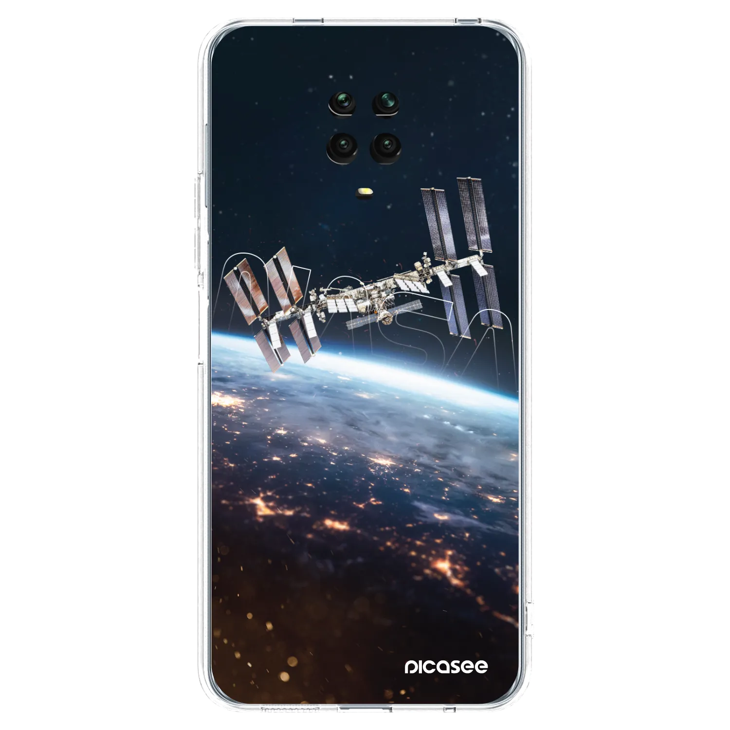 Picasee husă transparentă din silicon pentru Xiaomi Redmi Note 9S - Station