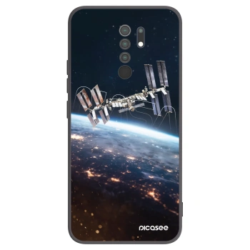 Picasee husă neagră din silicon pentru Xiaomi Redmi 9 - Station