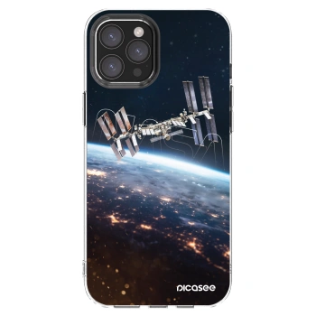 Picasee husă transparentă din silicon pentru Apple iPhone 12 Pro Max - Station