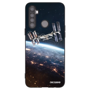 Picasee husă neagră din silicon pentru Realme 6i - Station
