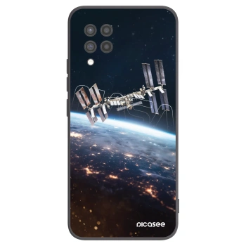 Picasee husă neagră din silicon pentru Samsung Galaxy A42 A426B - Station