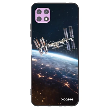 Picasee husă neagră din silicon pentru Samsung Galaxy A22 A226B 5G - Station