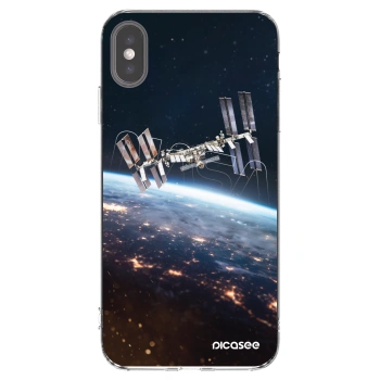 Picasee husă transparentă din silicon pentru Apple iPhone XS Max - Station