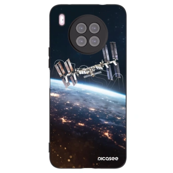 Picasee husă neagră din silicon pentru Huawei Nova 8i - Station