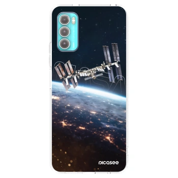Picasee husă transparentă din silicon pentru Motorola Moto G60 - Station