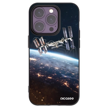 Picasee husă neagră din silicon pentru Apple iPhone 14 Pro - Station