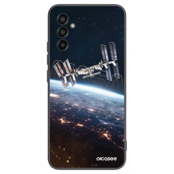 Picasee husă neagră din silicon pentru Samsung Galaxy M13 M135F - Station