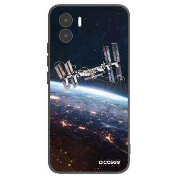 Picasee husă neagră din silicon pentru Xiaomi Redmi A1 - Station