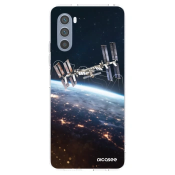 Picasee husă transparentă din silicon pentru Motorola Moto G62 - Station
