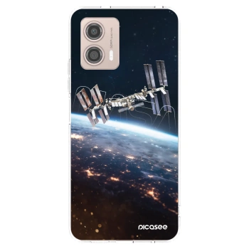 Picasee husă transparentă din silicon pentru Motorola Moto G53 5G - Station