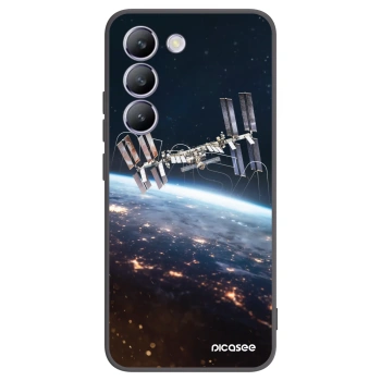 Picasee husă neagră din silicon pentru Vivo V40 SE 5G - Station