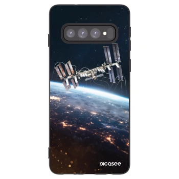 Picasee husă neagră din silicon pentru Samsung Galaxy S10 G973 - Station