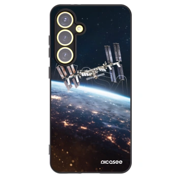 Picasee husă neagră din silicon pentru Samsung Galaxy S24 FE S721B - Station