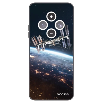 Picasee husă neagră din silicon pentru Xiaomi Redmi 14C - Station