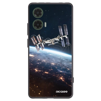 Picasee husă neagră din silicon pentru Motorola Moto G35 5G - Station
