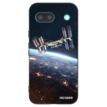 Picasee husă neagră din silicon pentru Google Pixel 8a - Station