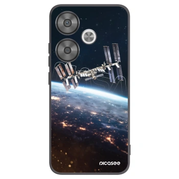 Picasee husă neagră din silicon pentru Xiaomi Poco F6 - Station