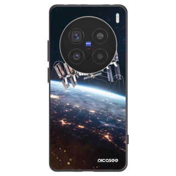 Picasee husă neagră din silicon pentru Vivo X200 Pro - Station