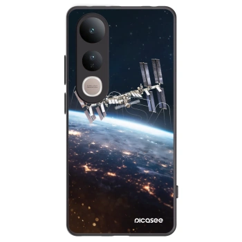 Picasee husă neagră din silicon pentru Vivo V50 Lite 5G - Station