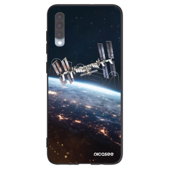 Picasee husă neagră din silicon pentru Samsung Galaxy A70 A705F - Station
