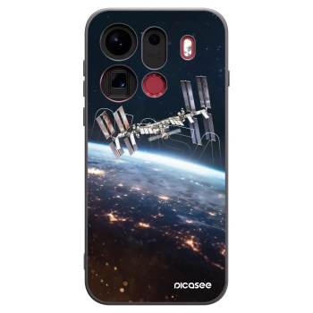 Picasee husă neagră din silicon pentru OPPO Find X9 Pro - Station