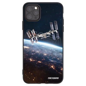 Picasee husă neagră din silicon pentru Apple iPhone 11 Pro Max - Station