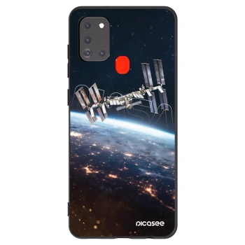 Picasee husă neagră din silicon pentru Samsung Galaxy A21s - Station