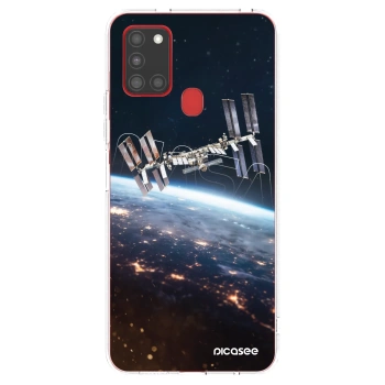 Picasee husă transparentă din silicon pentru Samsung Galaxy A21s - Station