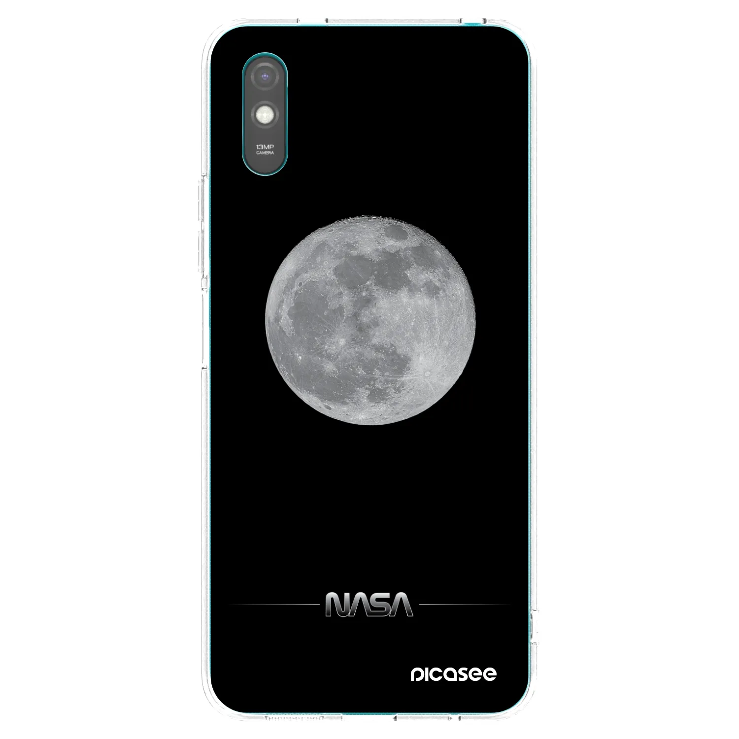 Picasee husă transparentă din silicon pentru Xiaomi Redmi 9A - Moon Minimal